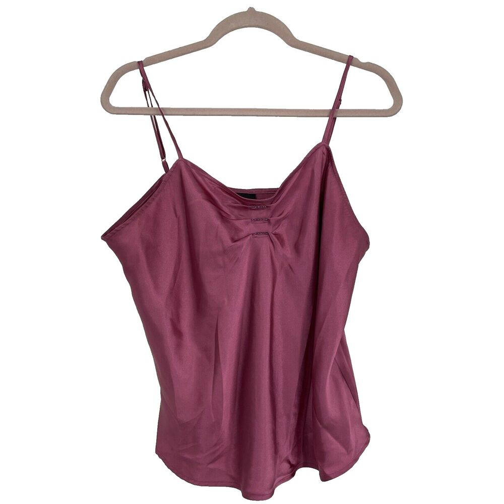 Lane Bryant Pink Satin Cami Tank 14/16 XL